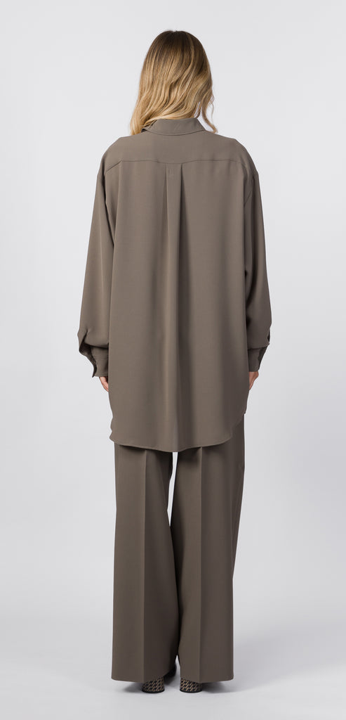 PHILOSOPHY BY LORENZO SERAFINI CRÊPE OVER SHIRT