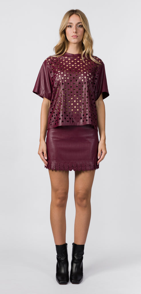 SUOLI BURGUNDY T-SHIRT