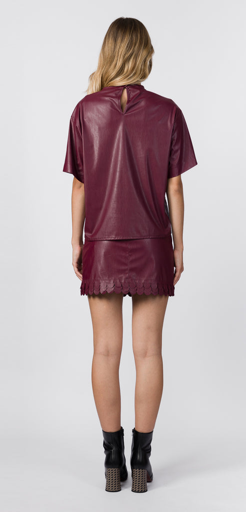 SUOLI BURGUNDY T-SHIRT