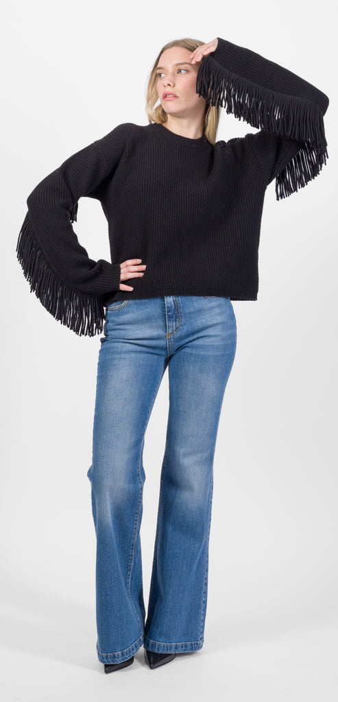 PHIILI BLACK TEXAS SWEATER
