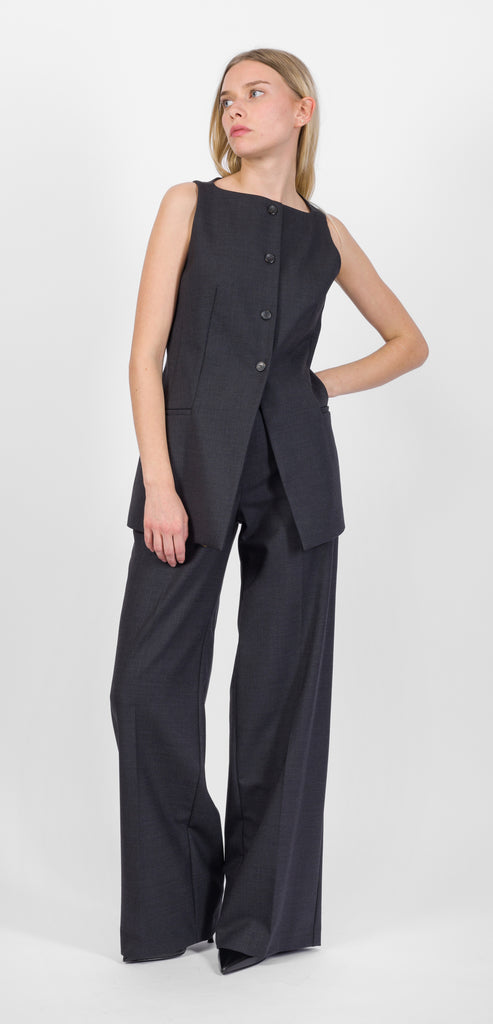 MERCI ITALIA PANTALONE STONE A GAMBA AMPIA