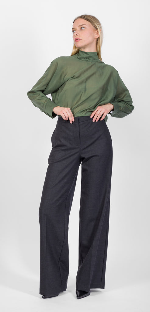 MERCI ITALIA PANTALONE STONE A GAMBA AMPIA