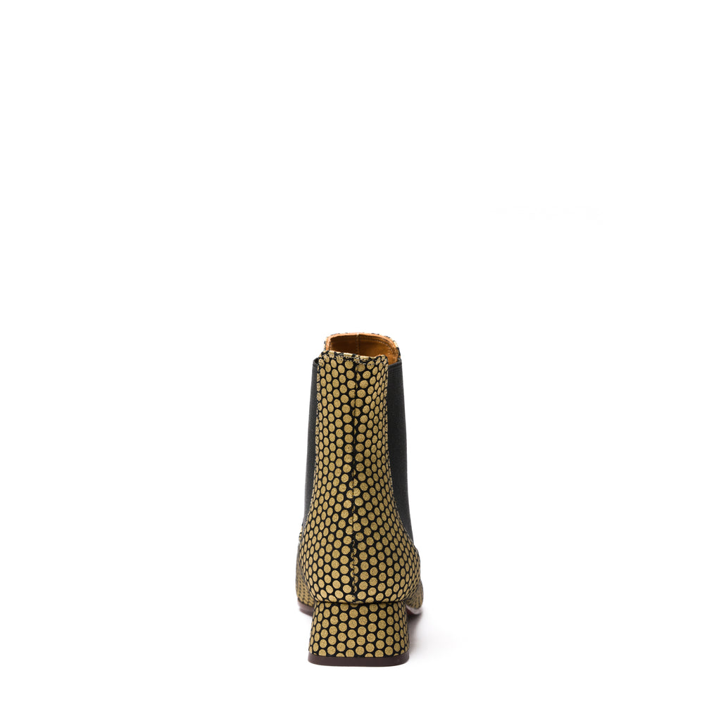 CHIE MIHARA HELIX GOLD BOOTIE