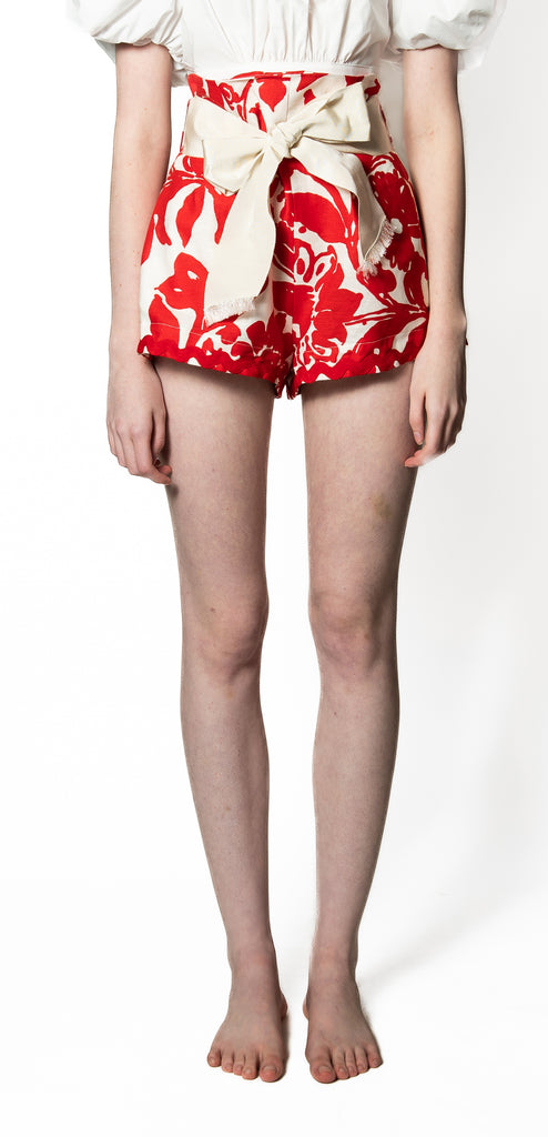 GINA GORGEOUS SHORTS ROSSO
