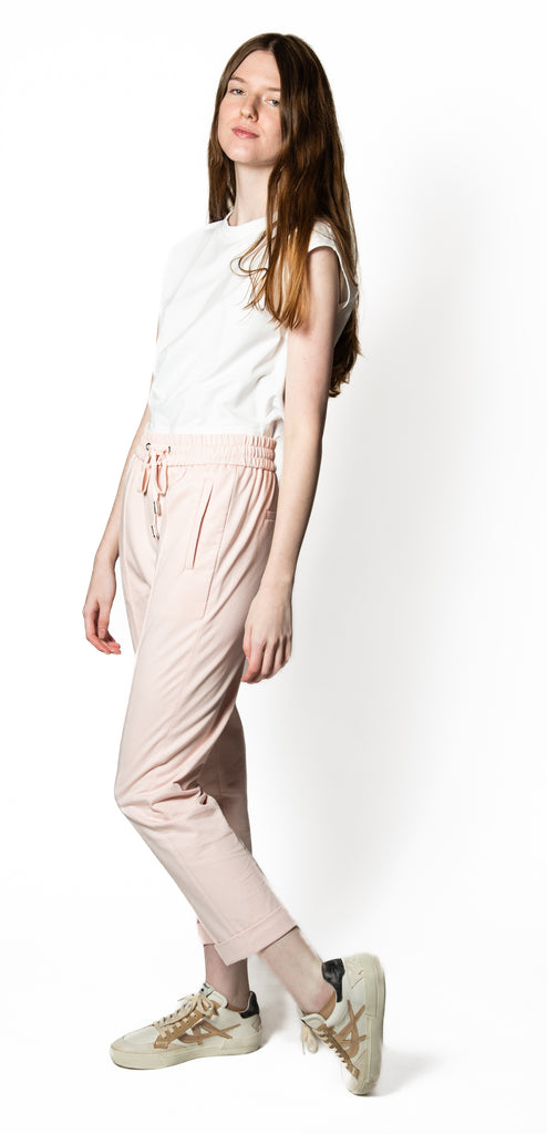 PESERICO EASY PANTALONE ROSA CON ELASTICO