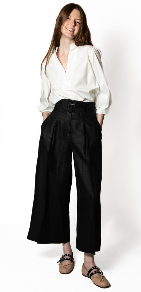 PESERICO EASY BLACK TROUSER