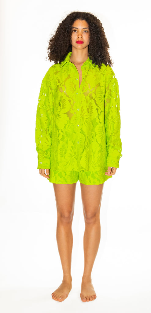 GINA GORGEOUS OVER FLUO SHIRT