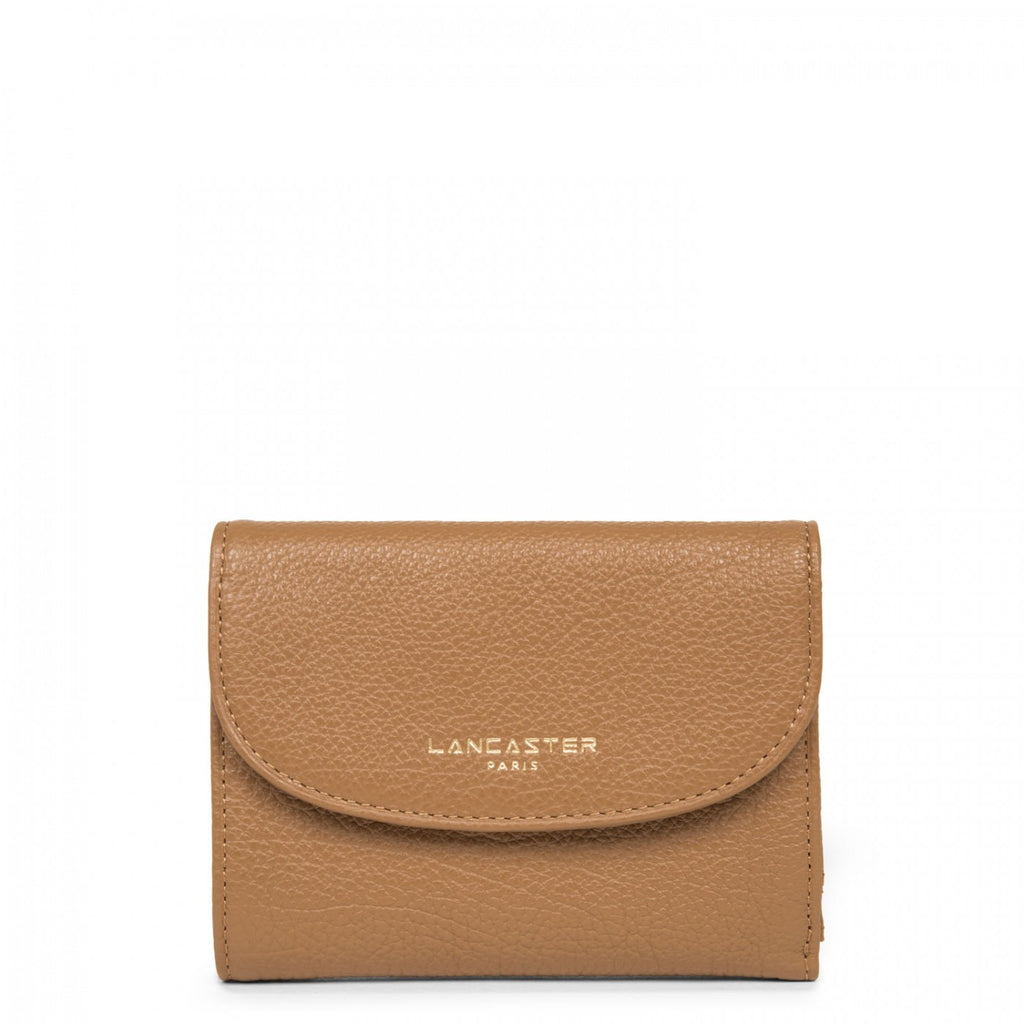Lancaster Paris brown leather mini wallet
