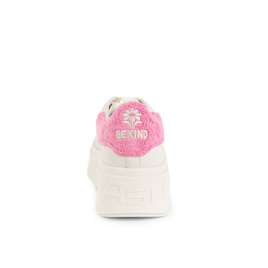 ASH MOBY WHITE AND PINK SNEAKER